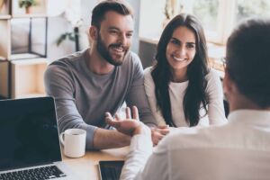 partners talking to australian immigration consultant